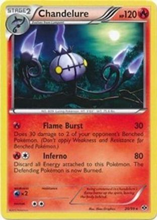Chandelure (20/99) (Theme Deck Exclusive) [Black & White: Next Destinies] - Trinity Hobby