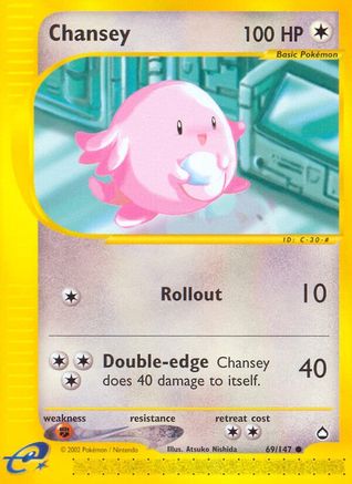 Chansey (69/147) [Aquapolis] - Trinity Hobby