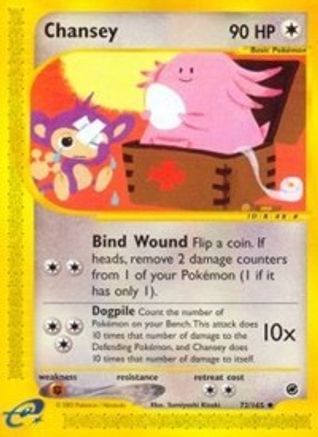 Chansey (72/165) [Expedition: Base Set] - Trinity Hobby