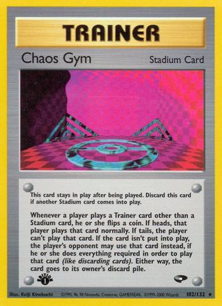 Chaos Gym (102/132) [Gym Challenge 1st Edition] - Trinity Hobby