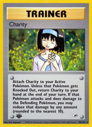 Charity (99/132) [Gym Heroes 1st Edition] - Trinity Hobby