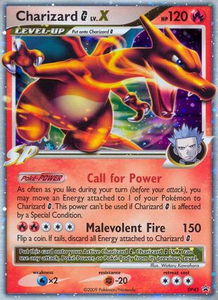Charizard G LV.X (DP45) [Diamond & Pearl: Black Star Promos] - Trinity Hobby