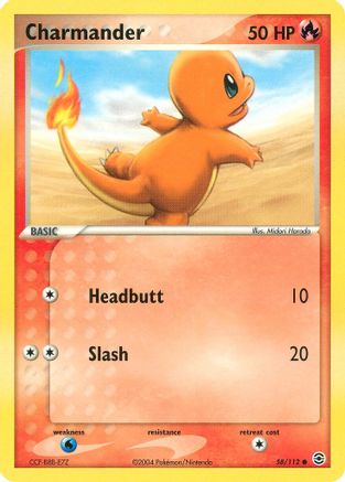 Charmander (58/112) [EX: FireRed & LeafGreen] - Trinity Hobby