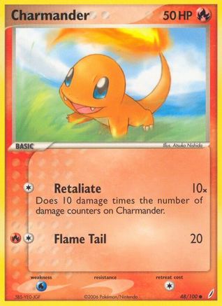 Charmander (48/100) [EX: Crystal Guardians] - Trinity Hobby