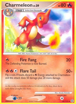 Charmeleon (46/132) [Diamond & Pearl: Secret Wonders] - Trinity Hobby