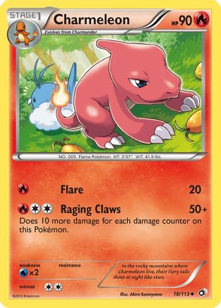 Charmeleon (18/113) [Black & White: Legendary Treasures] - Trinity Hobby