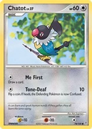 Chatot (74/130) [Diamond & Pearl: Base Set] - Trinity Hobby