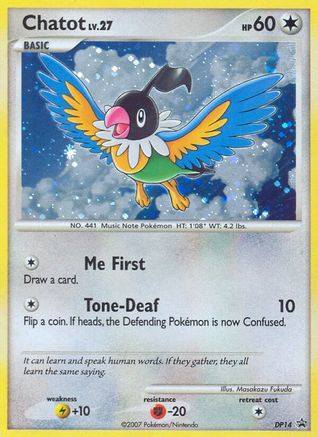 Chatot (DP14) [Diamond & Pearl: Black Star Promos] - Trinity Hobby