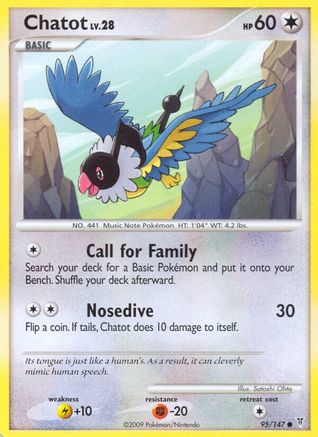 Chatot (95/147) [Platinum: Supreme Victors] - Trinity Hobby
