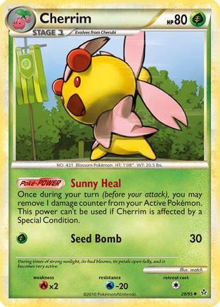 Cherrim (28/95) [HeartGold & SoulSilver: Unleashed] - Trinity Hobby