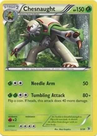Chesnaught (5/39) [XY: Kalos Starter Set] - Trinity Hobby