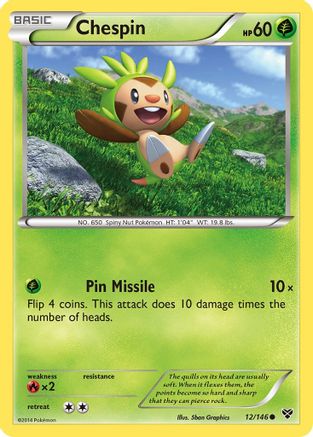 Chespin (12/146) [XY: Base Set] - Trinity Hobby