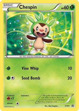 Chespin (XY01) [XY: Black Star Promos] - Trinity Hobby