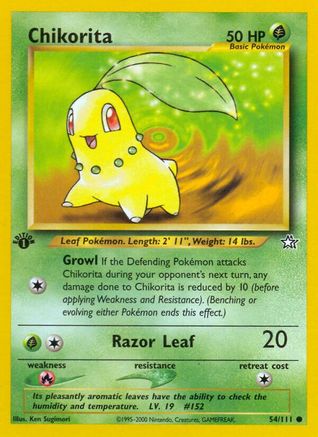 Chikorita (54/111) [Neo Genesis Unlimited] - Trinity Hobby