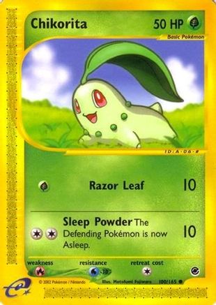 Chikorita (100/165) [Expedition: Base Set] - Trinity Hobby