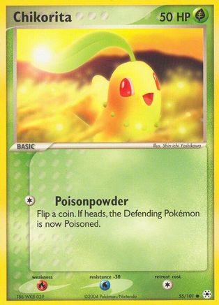 Chikorita (55/101) [EX: Hidden Legends] - Trinity Hobby