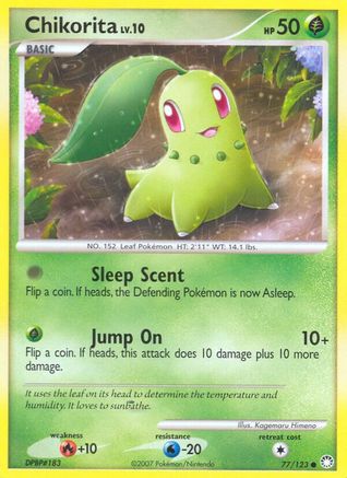 Chikorita (77/123) [Diamond & Pearl: Mysterious Treasures] - Trinity Hobby