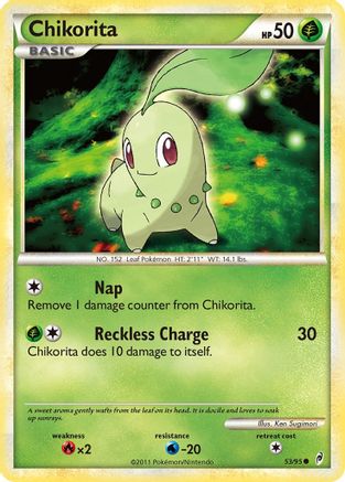 Chikorita (53/95) [HeartGold & SoulSilver: Call of Legends] - Trinity Hobby