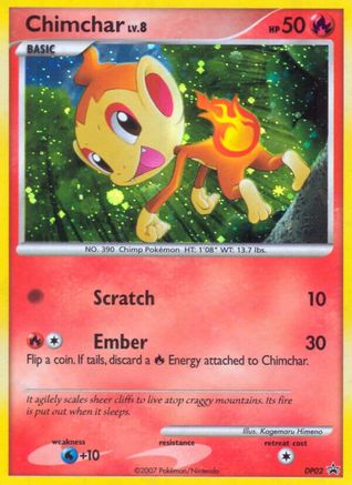 Chimchar (DP02) [Diamond & Pearl: Black Star Promos] - Trinity Hobby