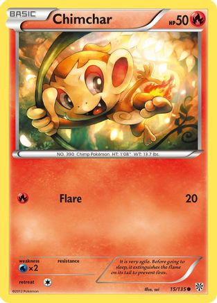 Chimchar (15/135) [Black & White: Plasma Storm] - Trinity Hobby