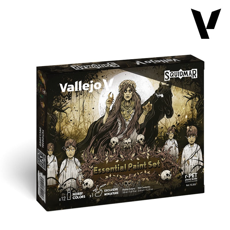 VALLEJO: ESSENTIAL PAINT SET BY SQUIDMAR  MINIATURES - Trinity Hobby