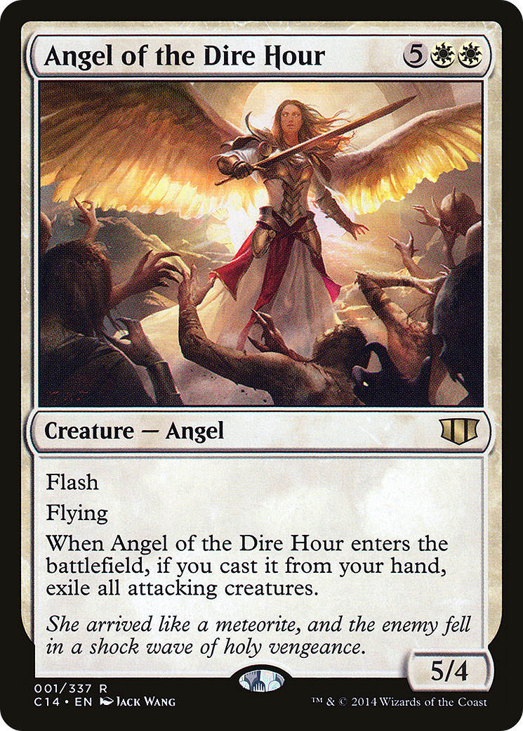 Angel of the Dire Hour [Commander 2014] - Trinity Hobby