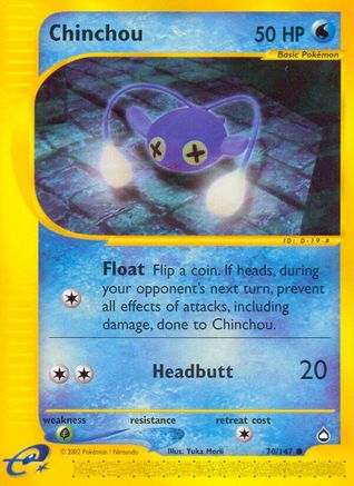 Chinchou (70/147) [Aquapolis] - Trinity Hobby