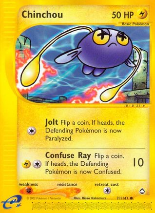Chinchou (71/147) [Aquapolis] - Trinity Hobby