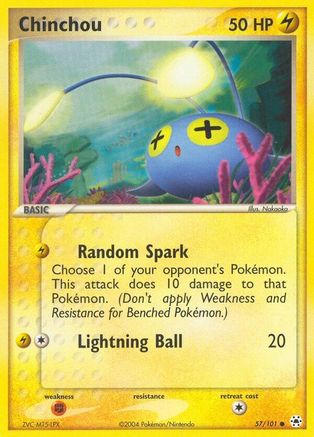 Chinchou (57/101) [EX: Hidden Legends] - Trinity Hobby