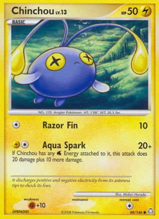 Chinchou (88/146) [Diamond & Pearl: Legends Awakened] - Trinity Hobby