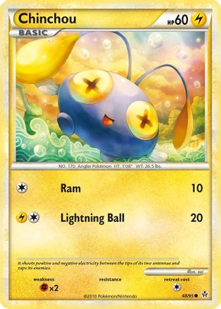 Chinchou (48/95) [HeartGold & SoulSilver: Unleashed] - Trinity Hobby