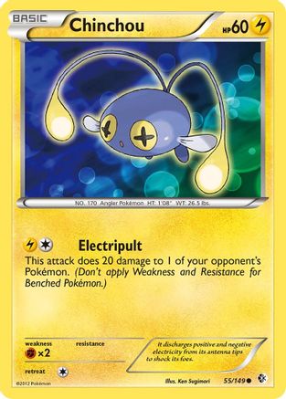 Chinchou (55/149) [Black & White: Boundaries Crossed] - Trinity Hobby