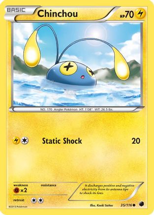 Chinchou (35/116) [Black & White: Plasma Freeze] - Trinity Hobby