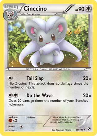 Cinccino (89/114) [Black & White: Base Set] - Trinity Hobby