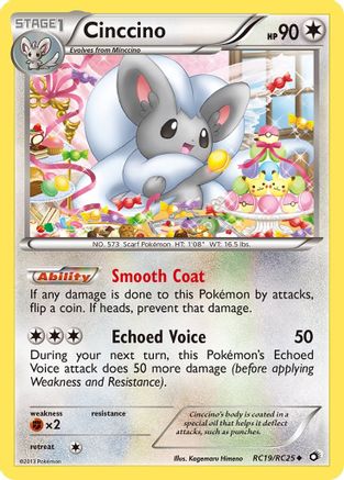 Cinccino (RC19/RC25) [Black & White: Legendary Treasures] - Trinity Hobby