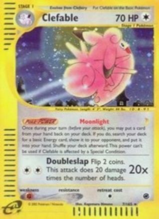 Clefable (7/165) [Expedition: Base Set] - Trinity Hobby