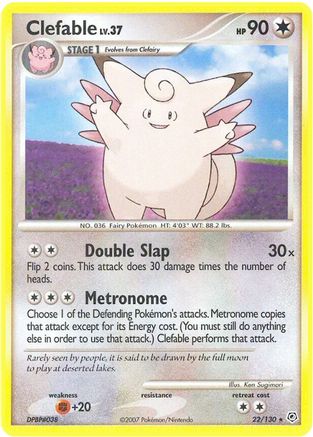 Clefable (22/130) [Diamond & Pearl: Base Set] - Trinity Hobby