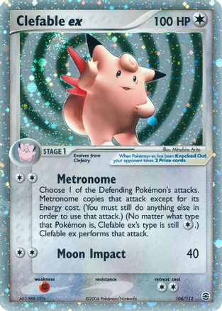Clefable ex (106/112) [EX: FireRed & LeafGreen] - Trinity Hobby