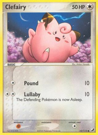 Clefairy (53/115) (Stamped) [EX: Unseen Forces] - Trinity Hobby