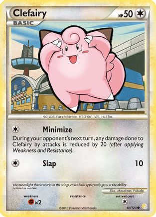 Clefairy (60/123) [HeartGold & SoulSilver: Base Set] - Trinity Hobby