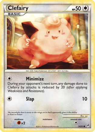 Clefairy (54/95) [HeartGold & SoulSilver: Call of Legends] - Trinity Hobby