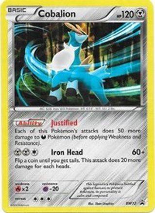 Cobalion (BW72) [Black & White: Black Star Promos] - Trinity Hobby