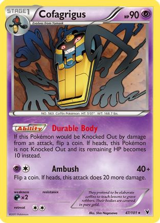 Cofagrigus (47/101) [Black & White: Noble Victories] - Trinity Hobby