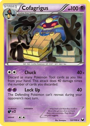 Cofagrigus (52/108) [Black & White: Dark Explorers] - Trinity Hobby