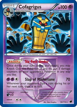 Cofagrigus (56/116) [Black & White: Plasma Freeze] - Trinity Hobby