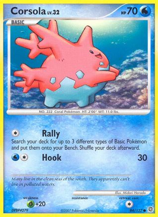 Corsola (84/132) [Diamond & Pearl: Secret Wonders] - Trinity Hobby