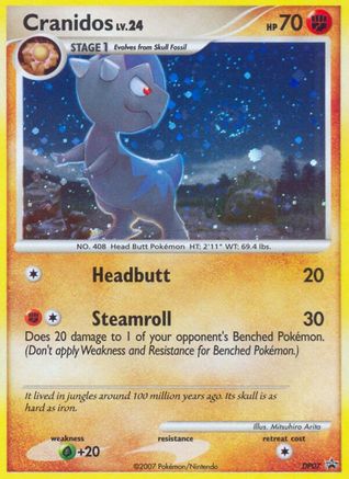 Cranidos (DP07) [Diamond & Pearl: Black Star Promos] - Trinity Hobby