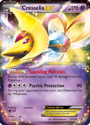 Cresselia EX (67/149) [Black & White: Boundaries Crossed] - Trinity Hobby