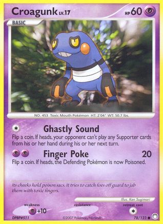 Croagunk (78/123) [Diamond & Pearl: Mysterious Treasures] - Trinity Hobby