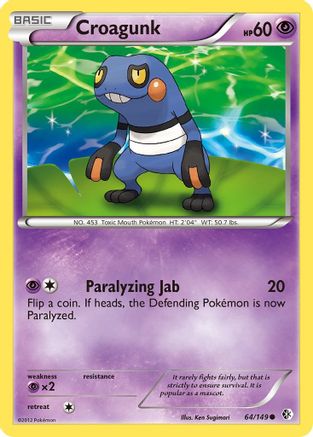 Croagunk (64/149) [Black & White: Boundaries Crossed] - Trinity Hobby